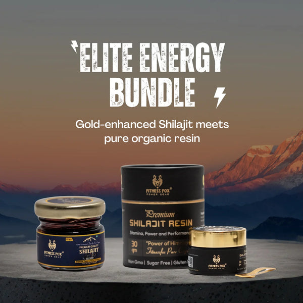 20Gm Pure Organic Shilajit Resin + shilajit Gold with Ashwagandha Bundle ( Gold bundle)