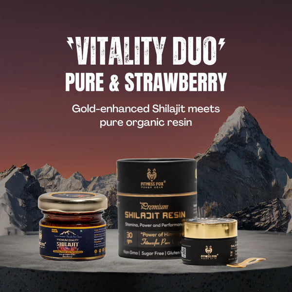 Pure Organic Shilajit + Strawberry Bundle