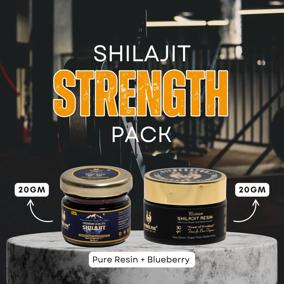 20gm Pure Resin Shilajit + 20gm Pure Resin Shilajit Blueberry