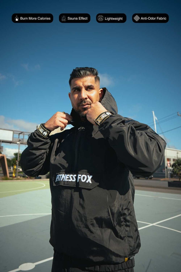 Fitness Fox Sauna Jacket-9th Edition ( Black)