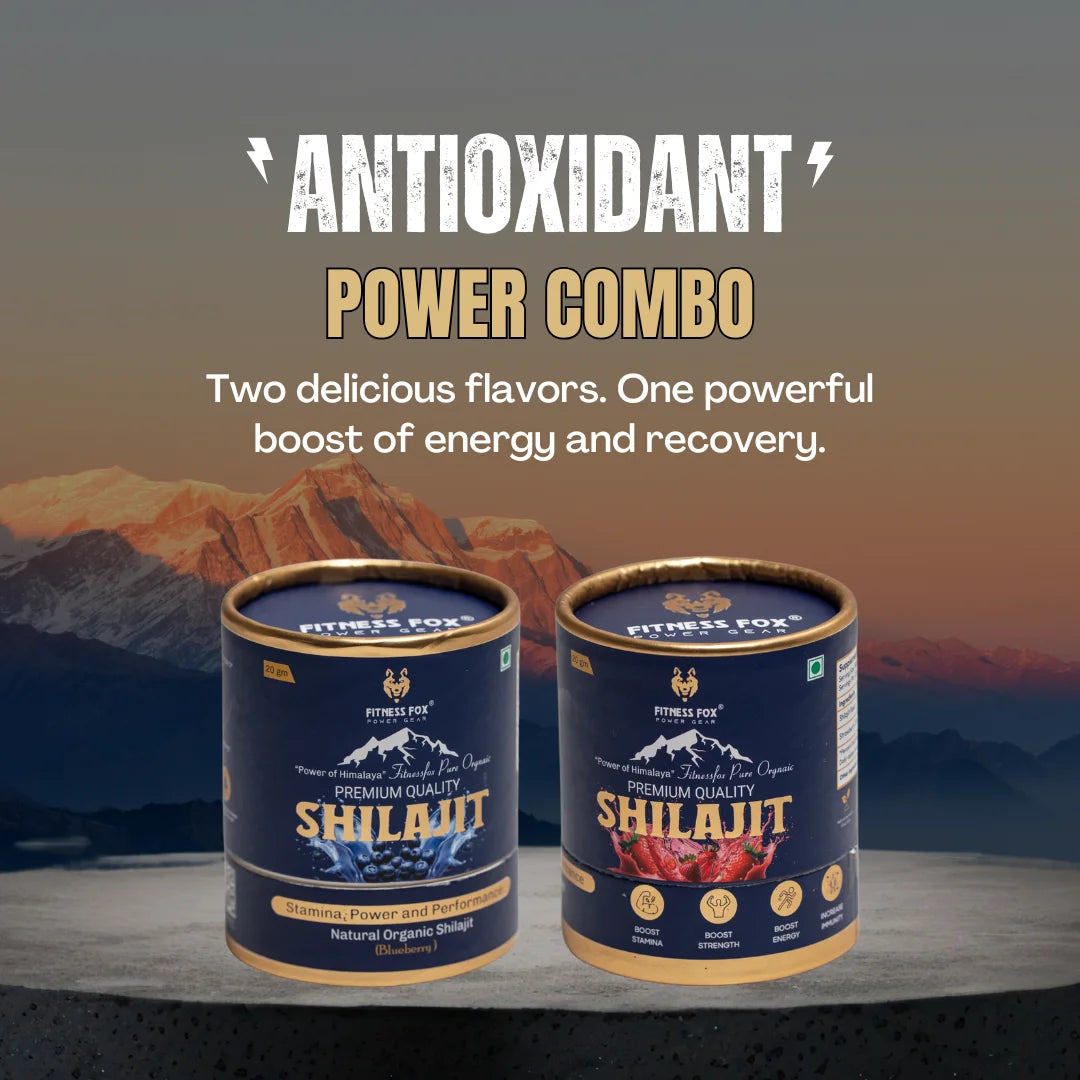 20Gm Pure Resin Shilajit Blueberry + Strawberry Bundle
