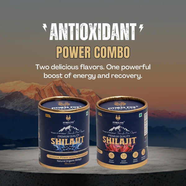 20Gm Pure Resin Shilajit Blueberry + Strawberry Bundle