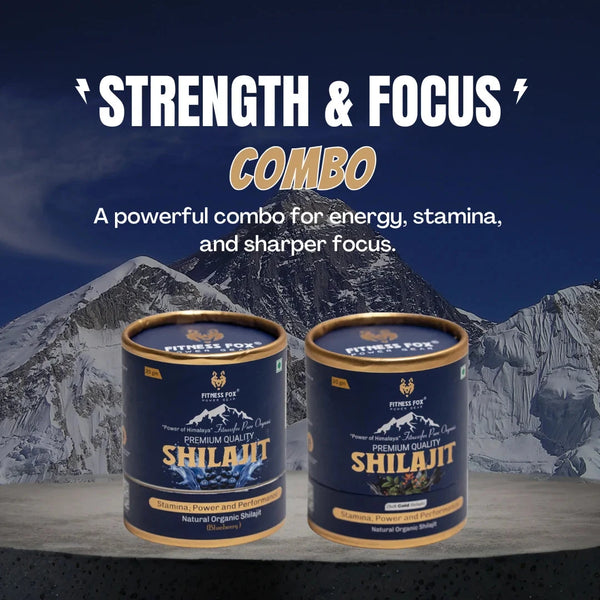 20Gm Pure Resin Shilajit Gold + Blueberry Bundle