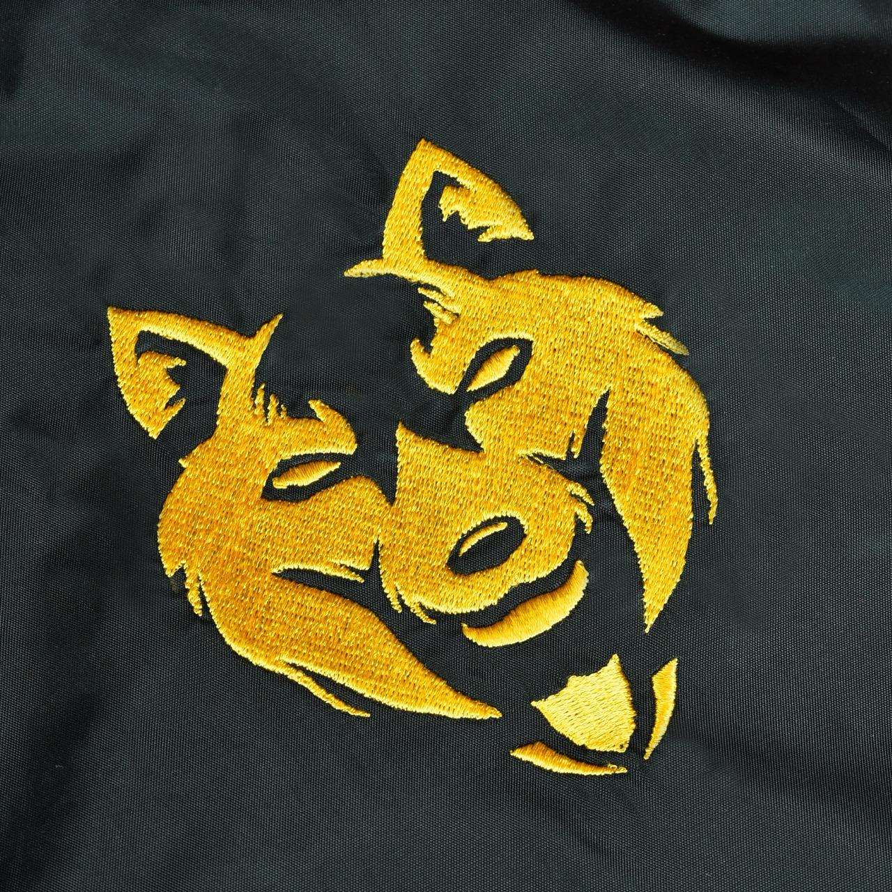 Size availability graphic highlighting XS and S currently in stock while Medium through 7XL are sold out, encouraging shoppers to join restock notifications. 