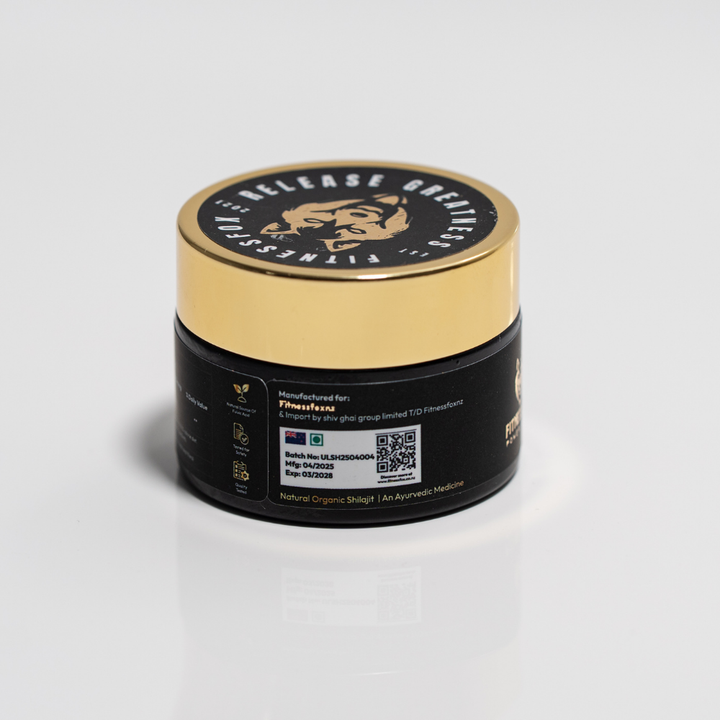 Third-party lab test (COA) summary for Fitness Fox shilajit—fulvic acid percentage and heavy metals screen, quality transparency for New Zealand