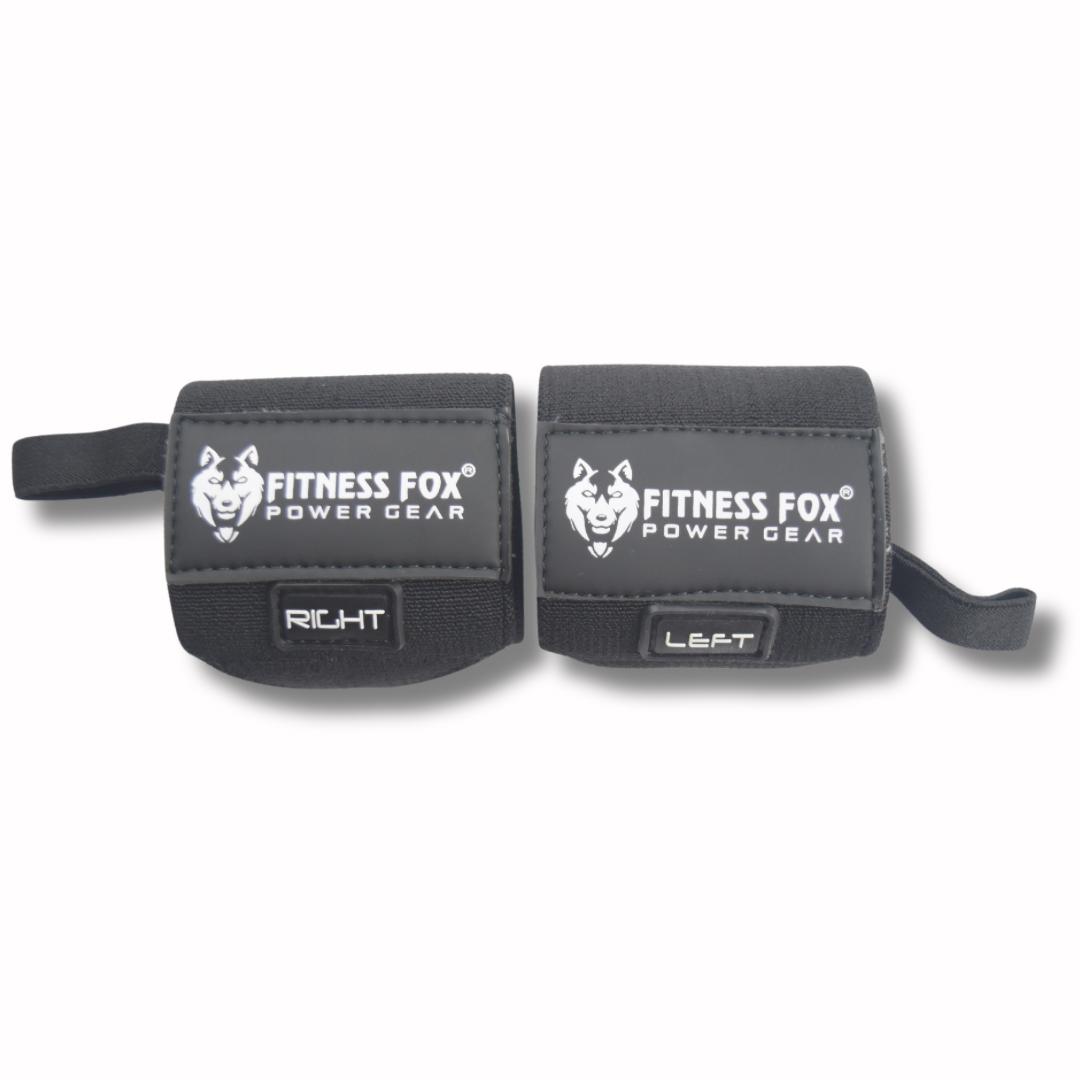 Fitnessfox Power Wrist Wraps (18 inch / Black)