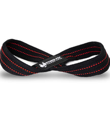 Durable figure 8 lifting straps by Fitness Fox for enhanced grip during deadlifts