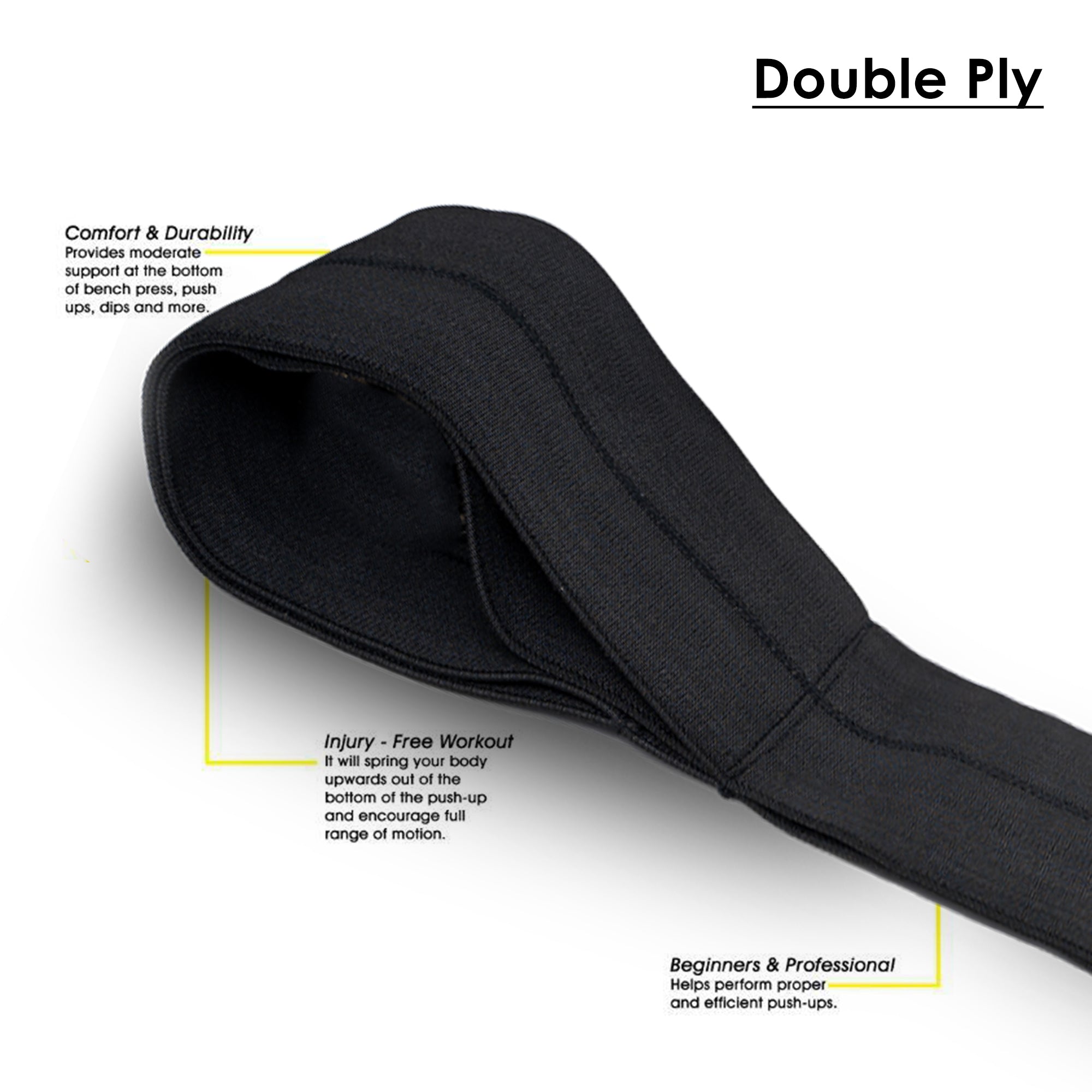 Double Ply Benchpress Band for Weightlifting/Powerlifting