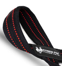 Fitness Fox figure 8 straps (pair) for heavy lifting and deadlift support