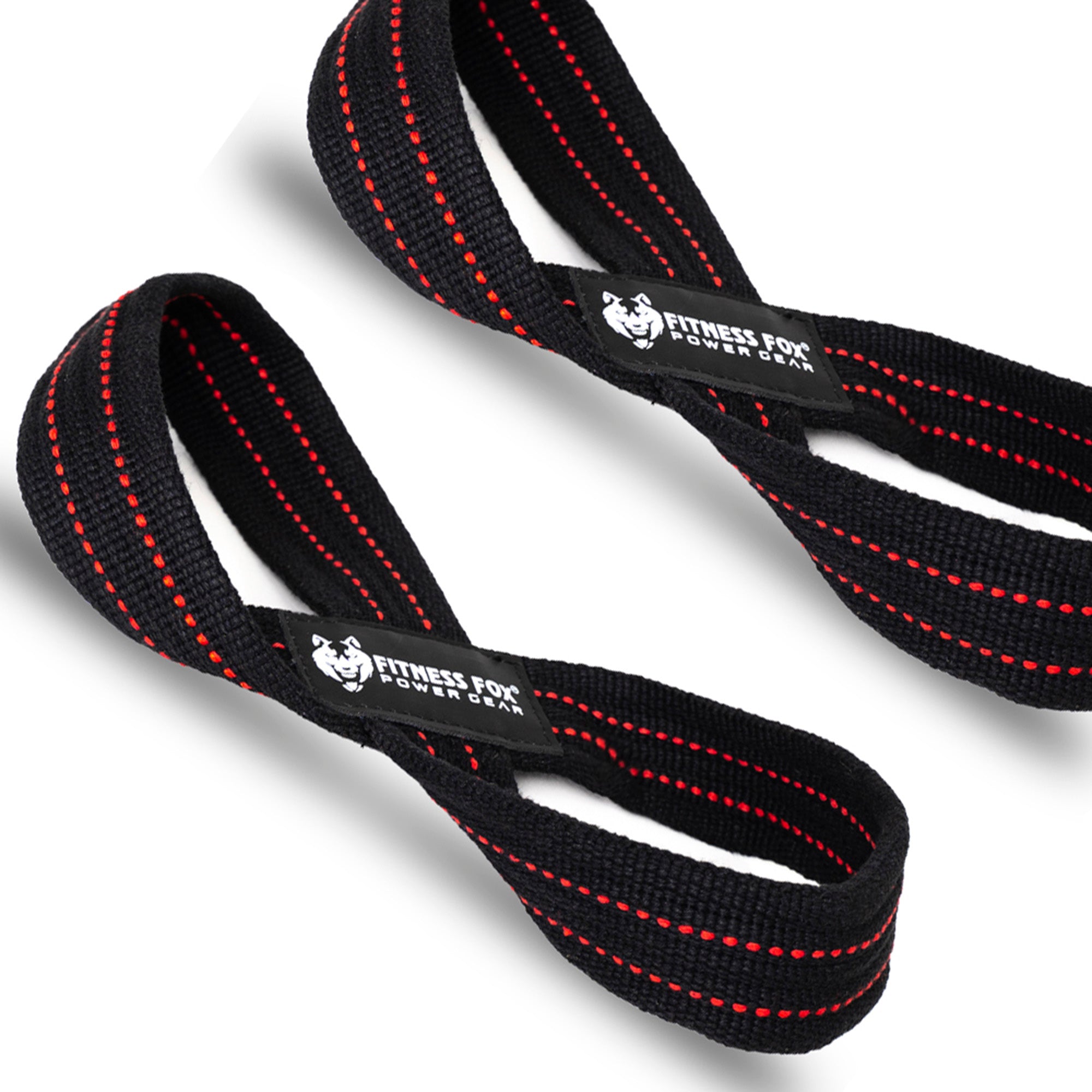 FITNESS FOX Figure 8 Straps(Pair) for Lifting & Deadlift Hand Support