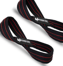 Fitness Fox figure 8 straps for secure hand support during deadlifts and lifting