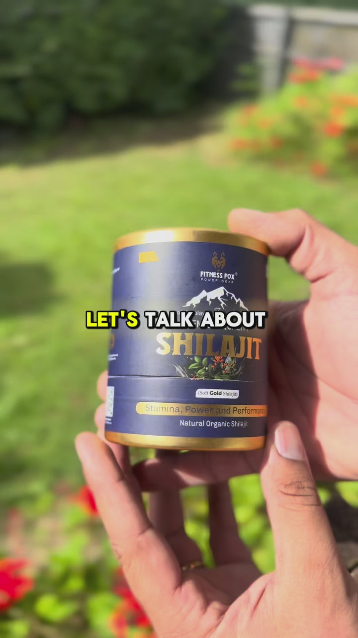 Shilajit Gold Resin (20 g) with Ashwagandha & Gokshura – Fitness Fox NZ