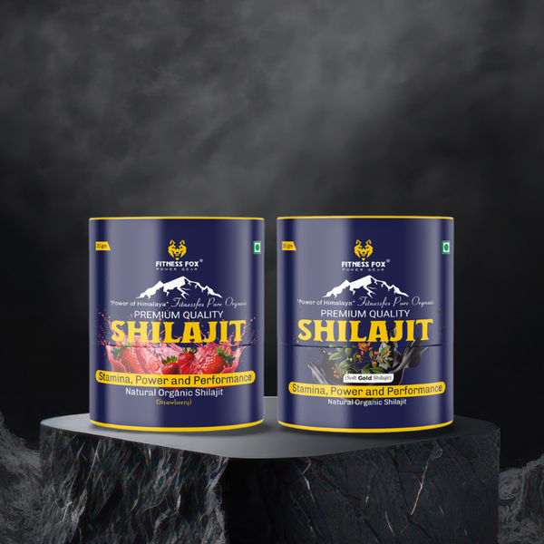 20Gm Pure Resin Shilajit Gold + Strawberry Bundle