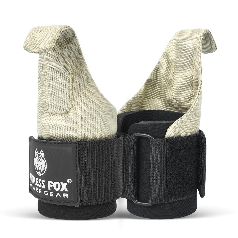 FITNESS FOX Lifting Cordura Hooks-Wrist Straps