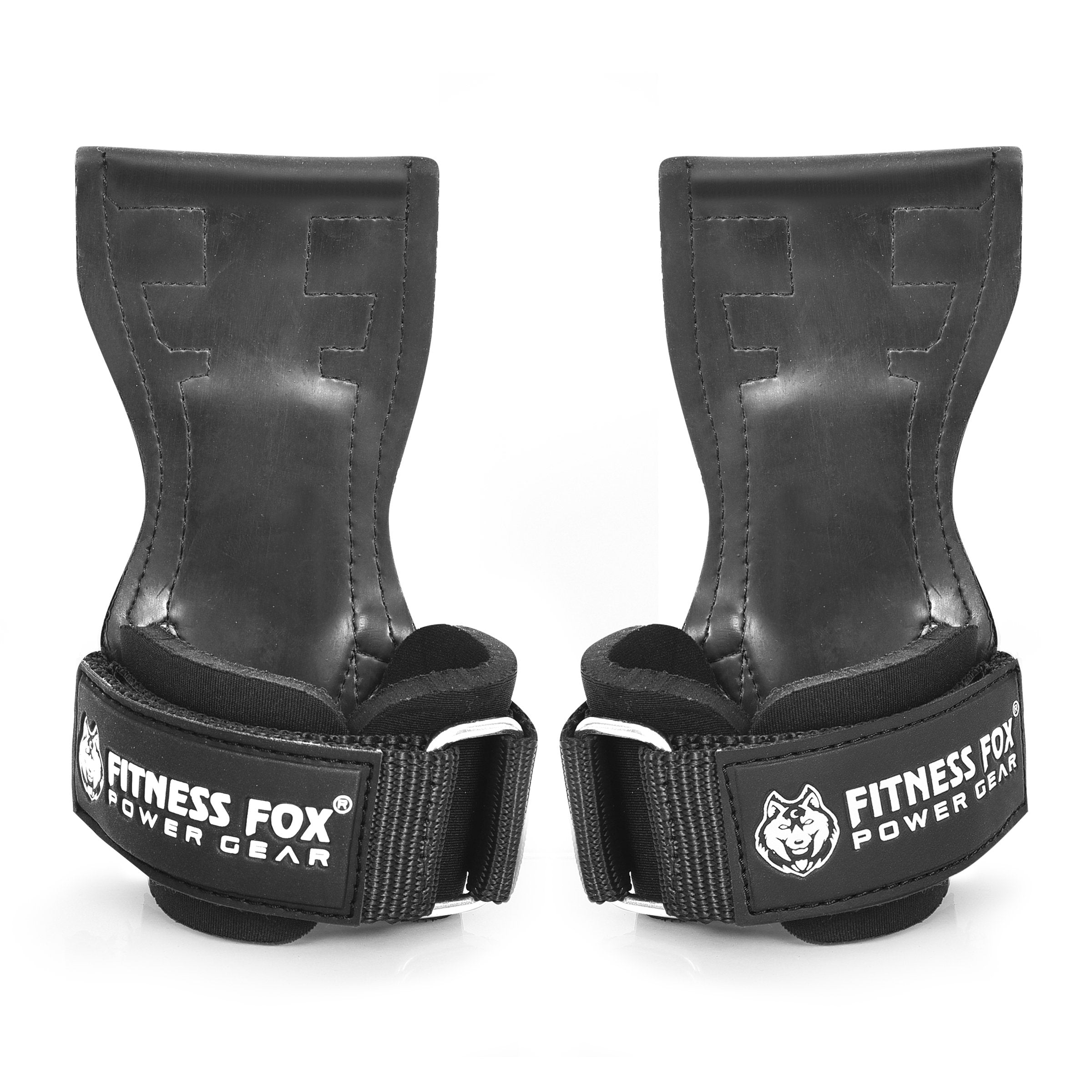 FITNESSFOX Lifting Hand Grips Support Wrist Straps for Massive Deadlifts