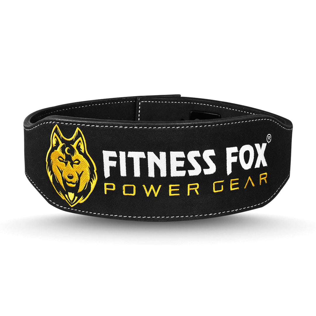 durable 10mm suede lever belt for increased core stability during powerlifting and bodybuilding
