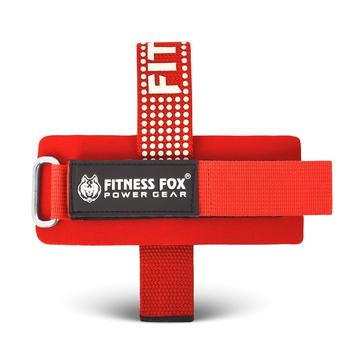 Premium heavy lifting straps by Fitness Fox for powerlifting and deadlift stability