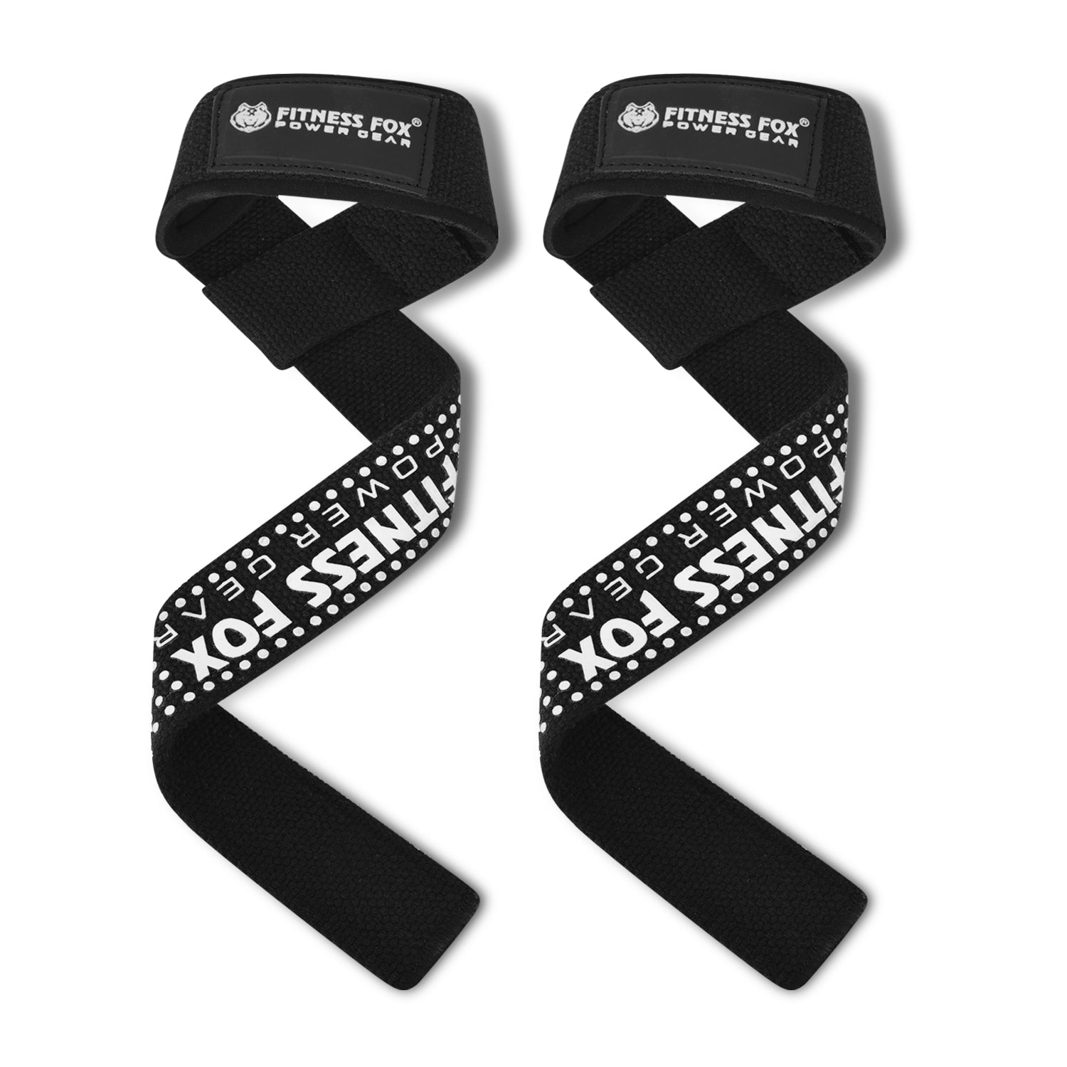 FitnessFox Weight/power Lifting Pro Gym Straps( White )