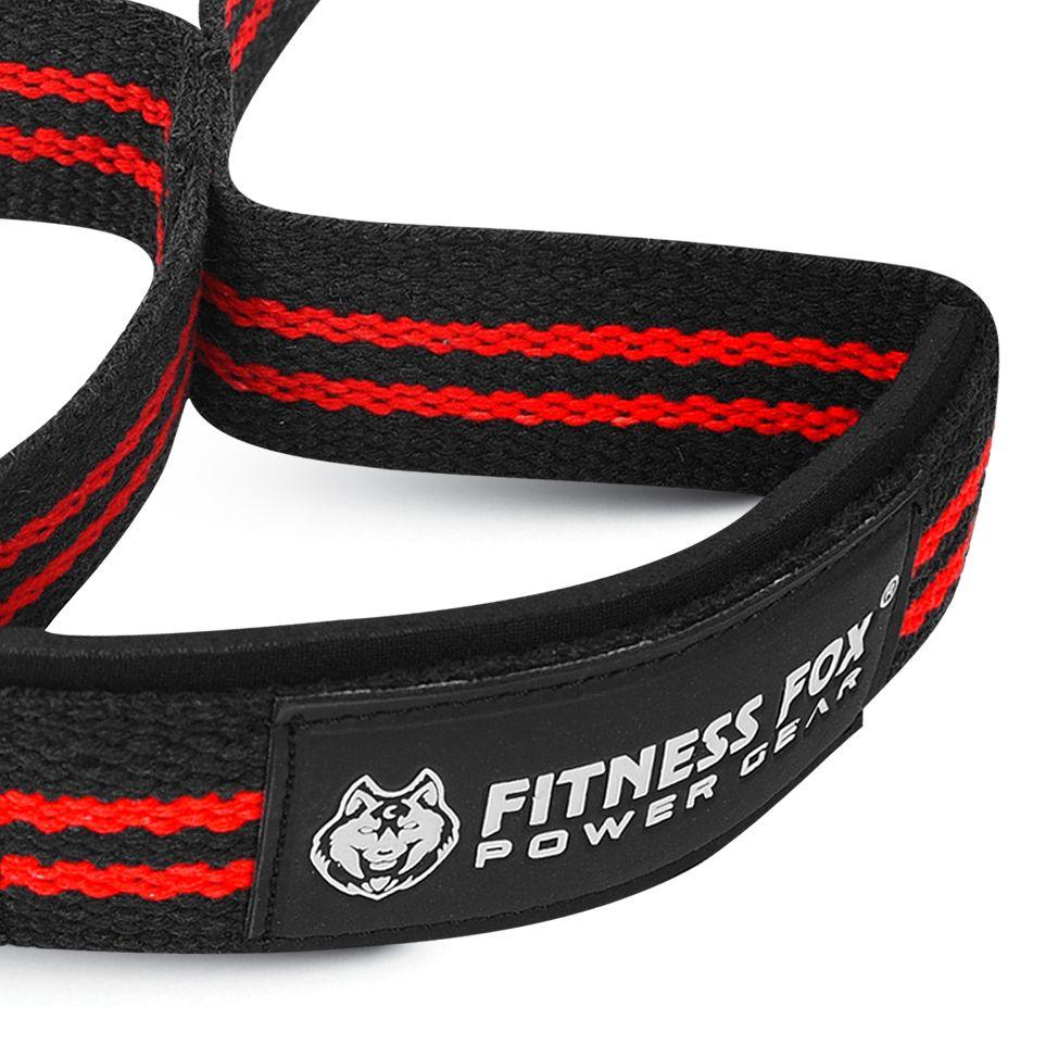 FITNESS FOX 60cm Figure 8 Straps(Pair) for Deadlift & Weightlifting Support