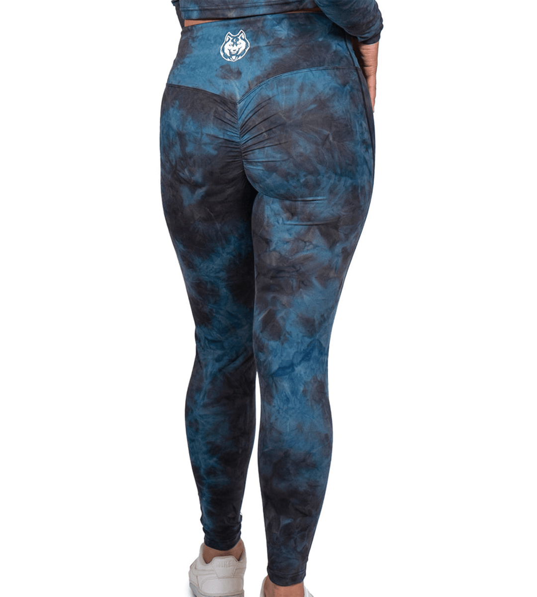 Blue Tie Dye Scrunch Bum Leggings (Limited Edition)