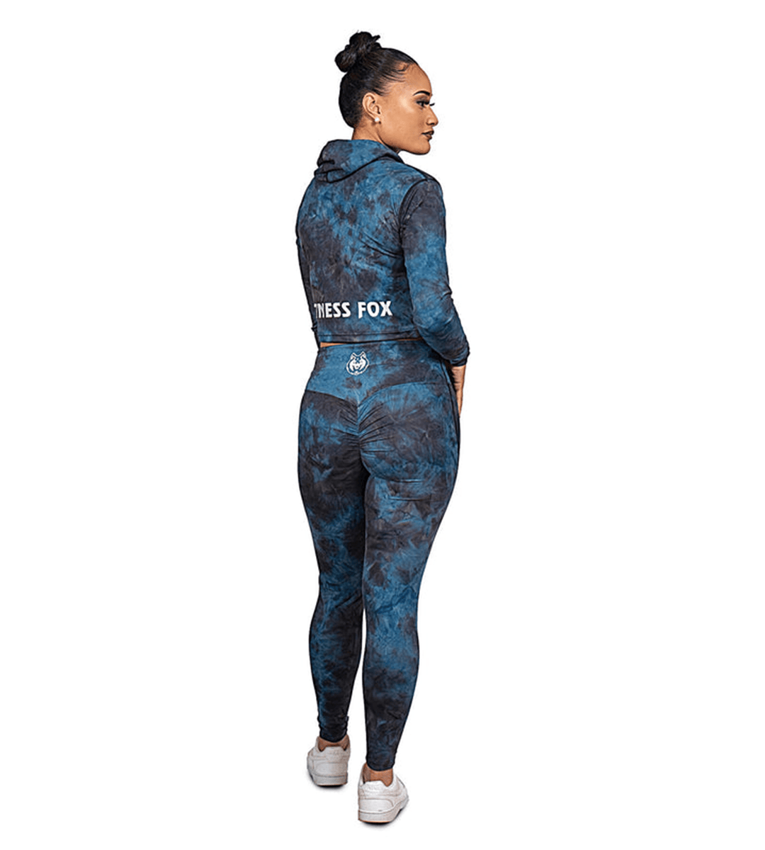 Blue Tie Dye Scrunch Bum Leggings (Limited Edition)