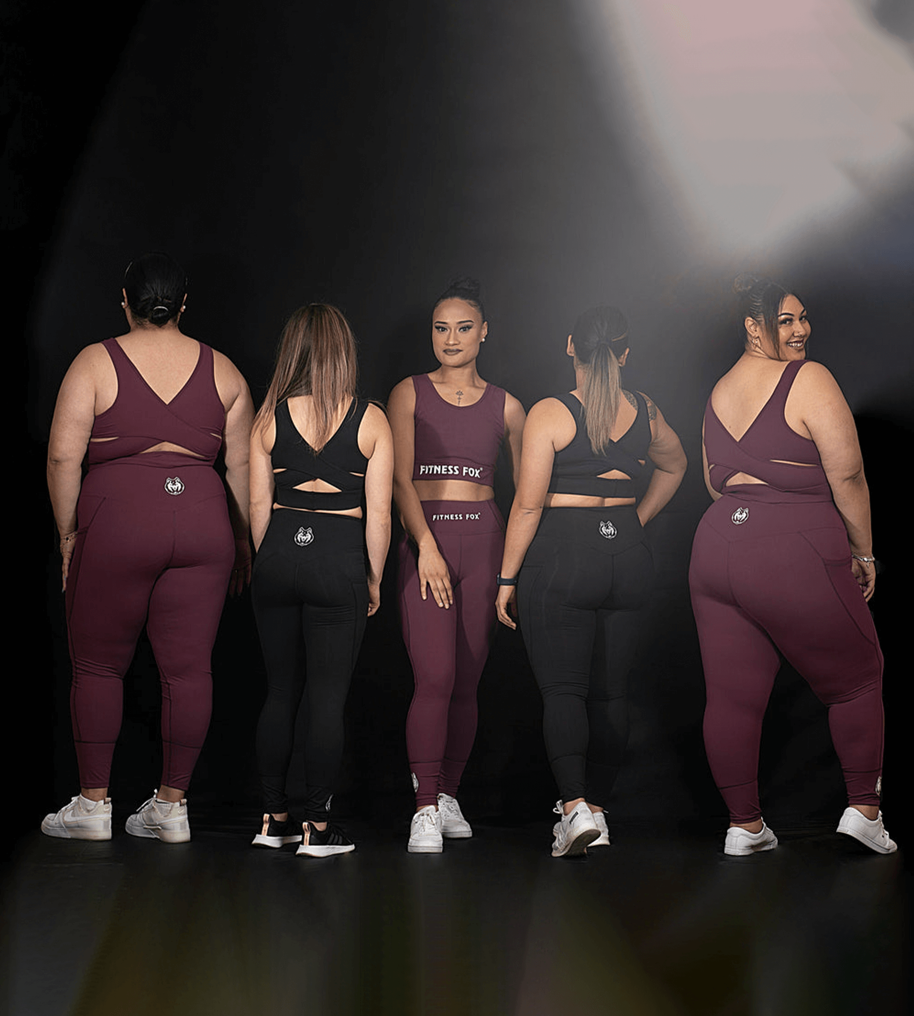 Black Crossing Straps Crop