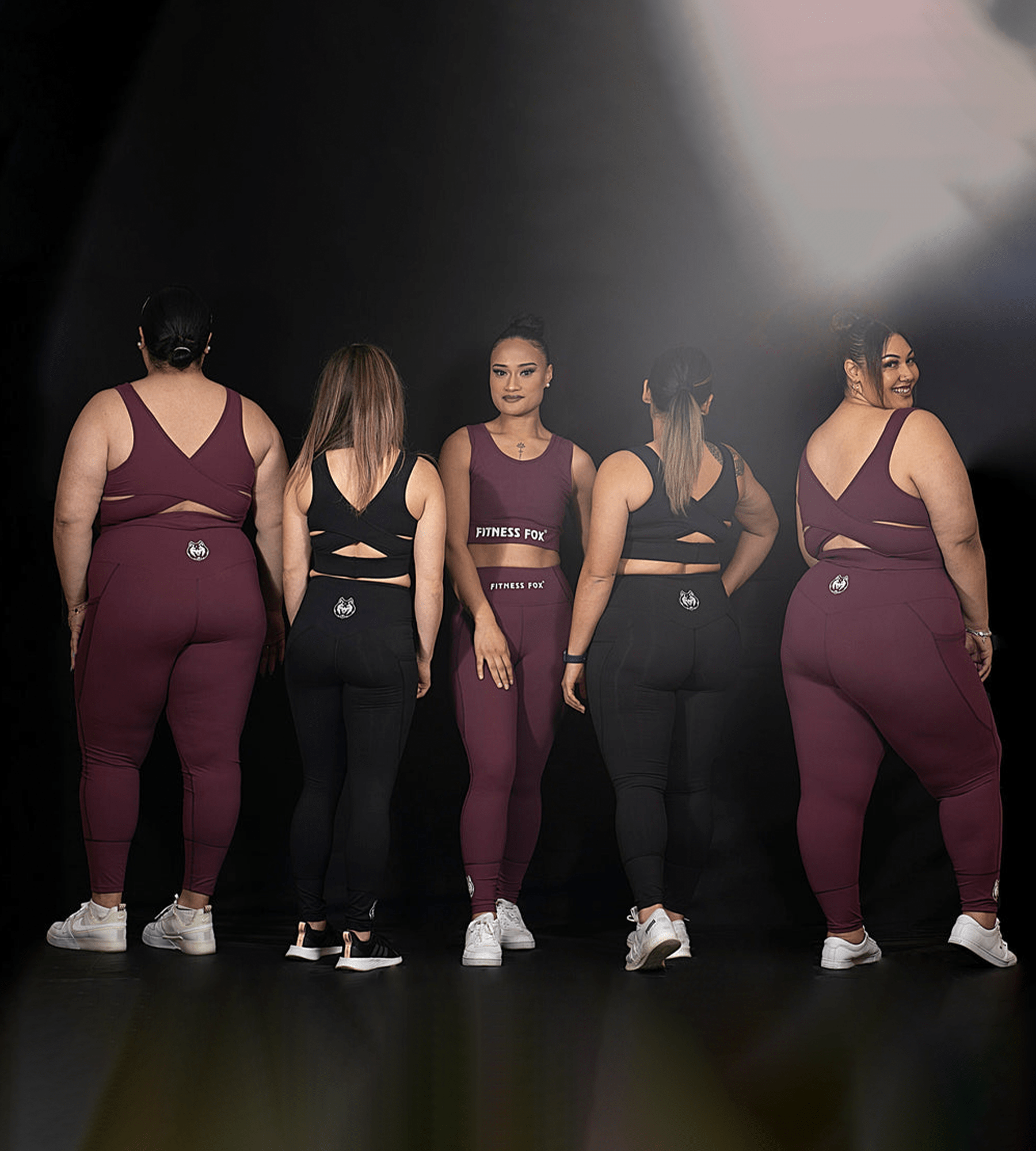 Deep Pink Crossing Straps Crop